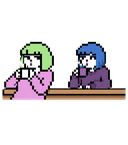 Sage and the Friend sticker